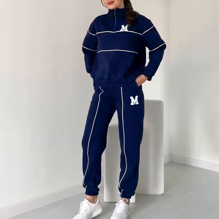 Jade - Bluza lniana casualowa komplet 2 sztuki