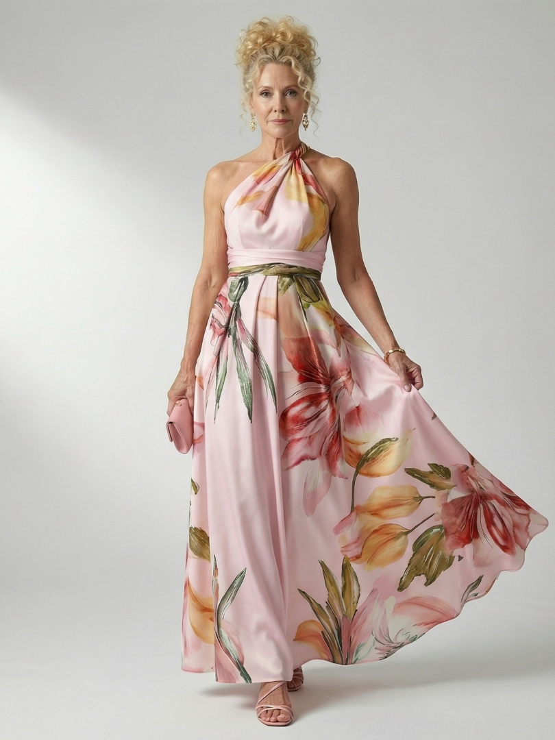 Emilia | Sukienka Maxi Kwiatowa