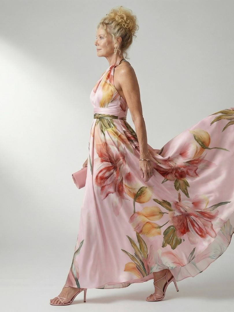 Emilia | Sukienka Maxi Kwiatowa