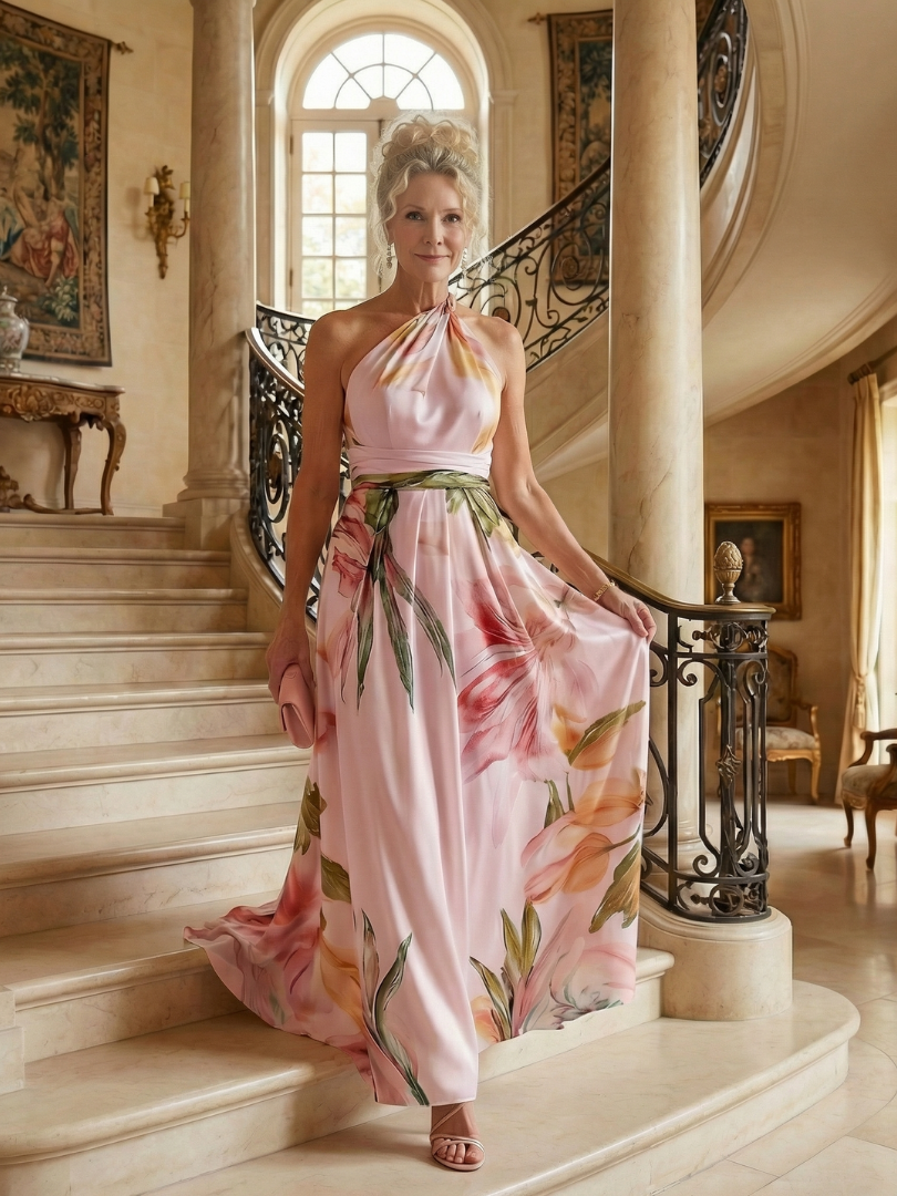 Emilia | Sukienka Maxi Kwiatowa