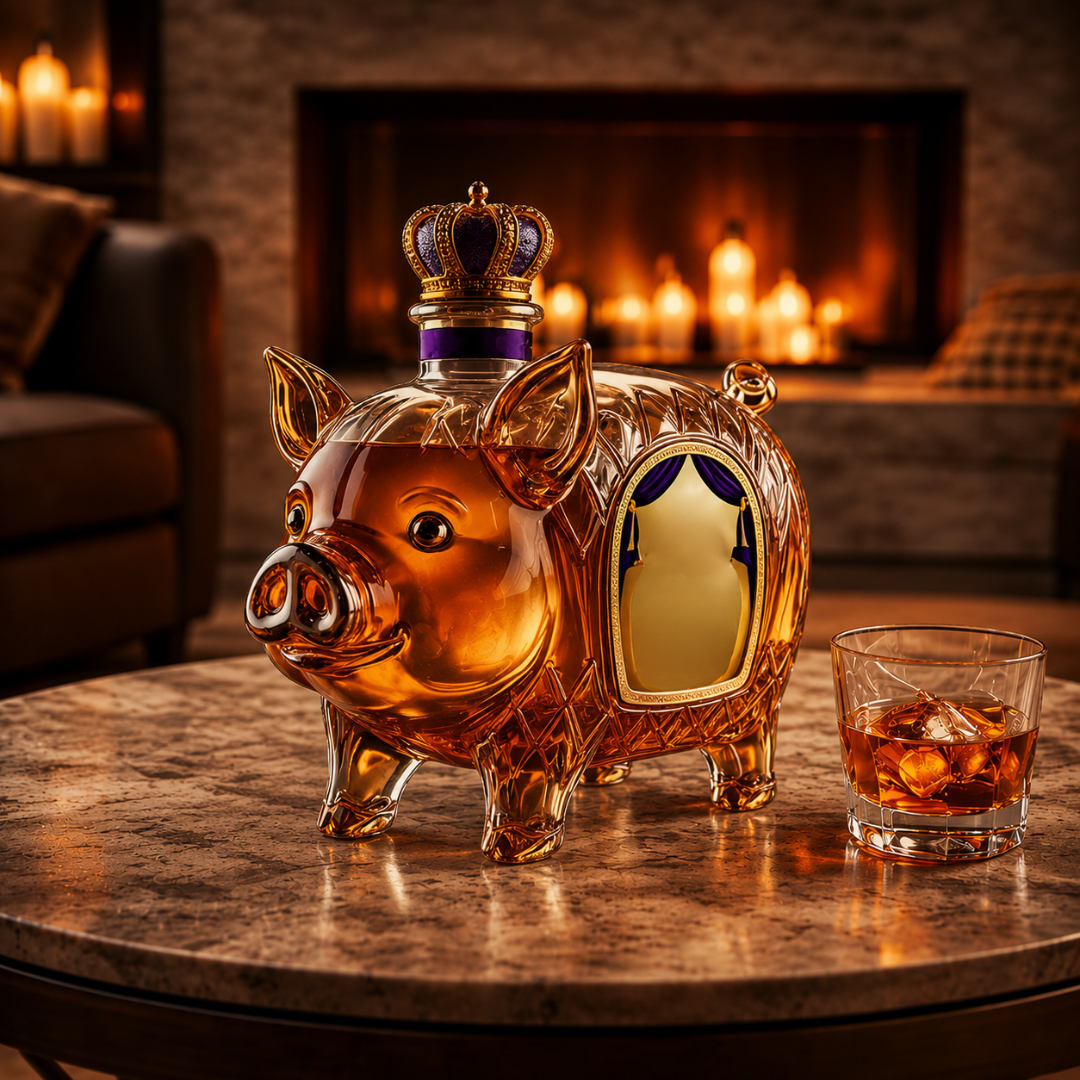 Butelka Whisky - Edycja Świni