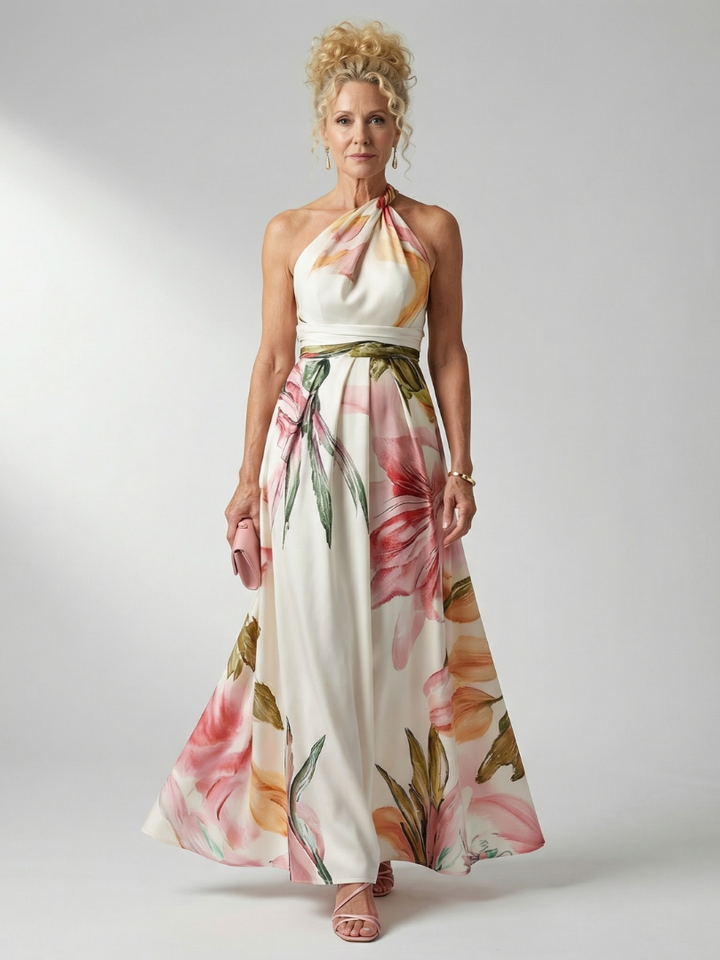 Emilia | Sukienka Maxi Kwiatowa