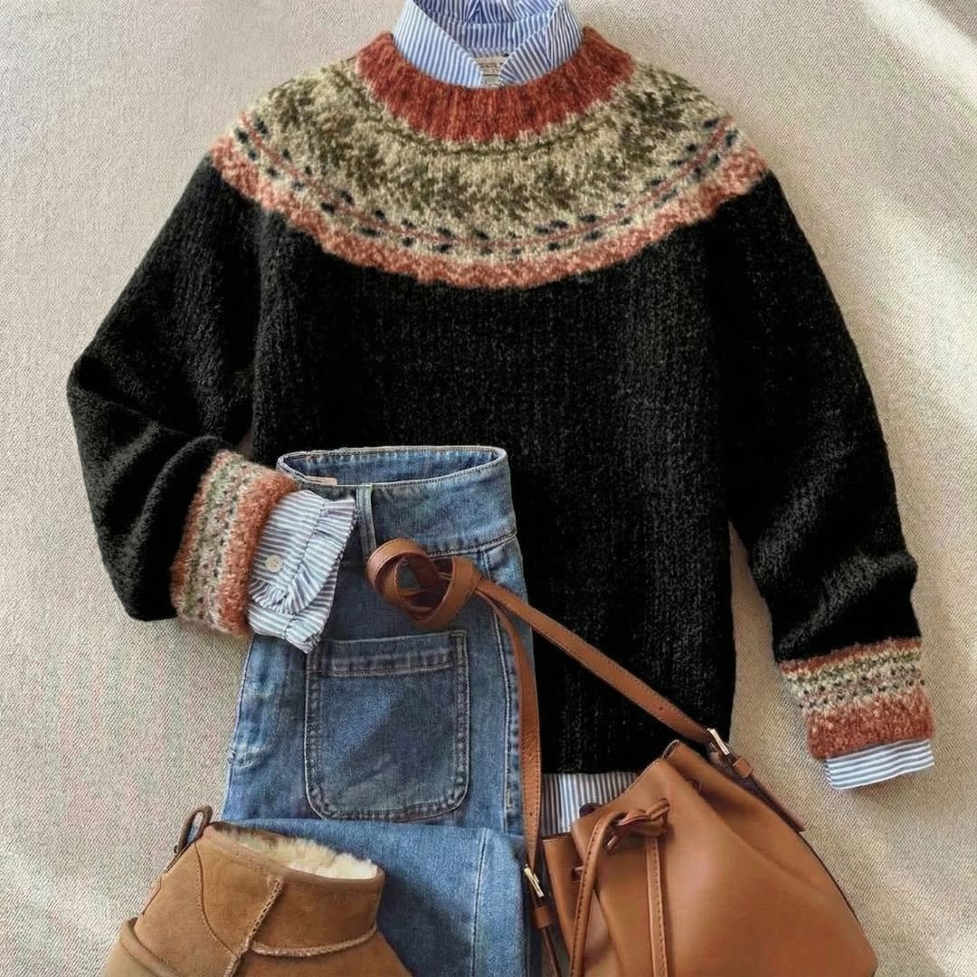 Yserine – Sweter Heritage Nordic Knit