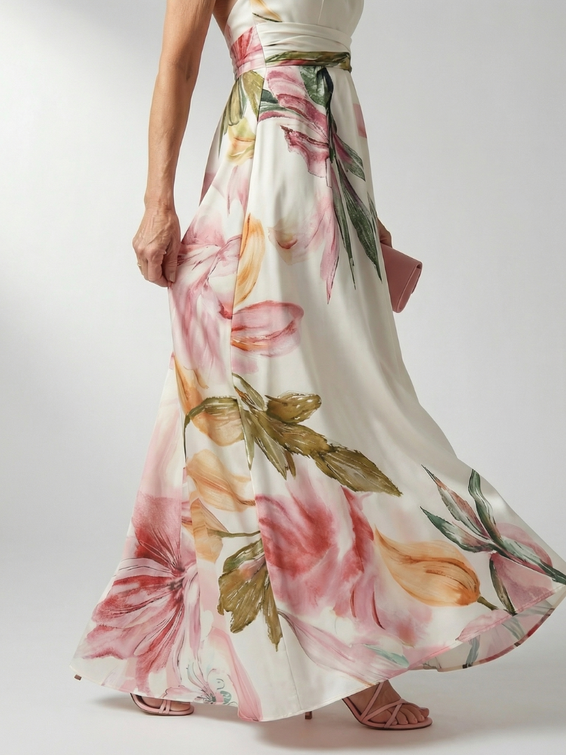 Emilia | Sukienka Maxi Kwiatowa