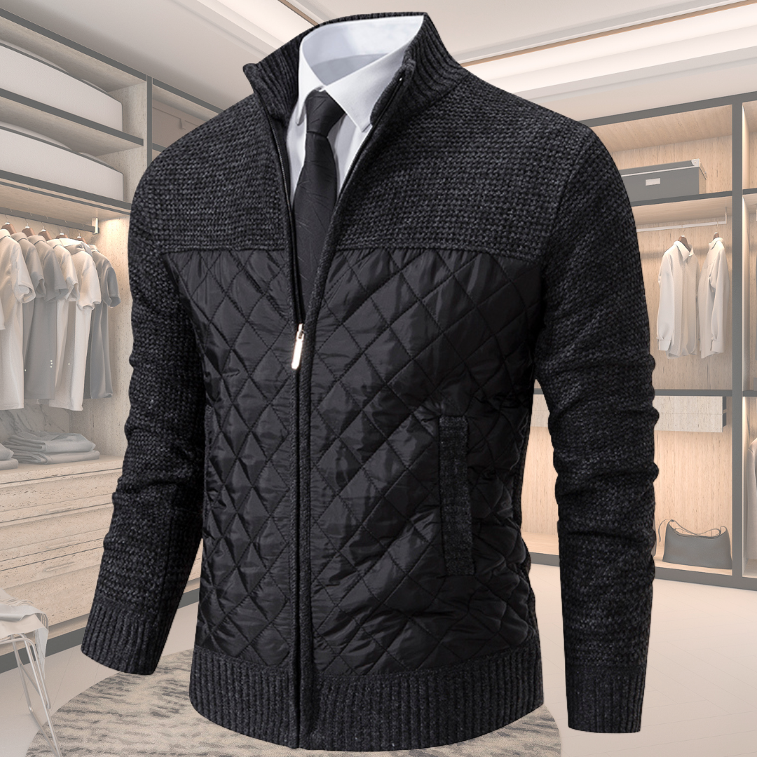 Leandro™ – Elegancka wełniana kurtka męska