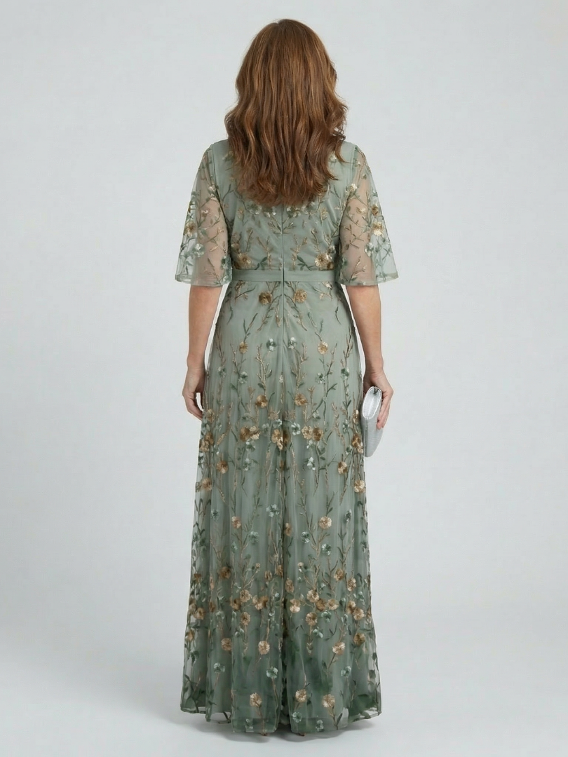 Aneta | Sukienka Maxi Halter Kwiatowa