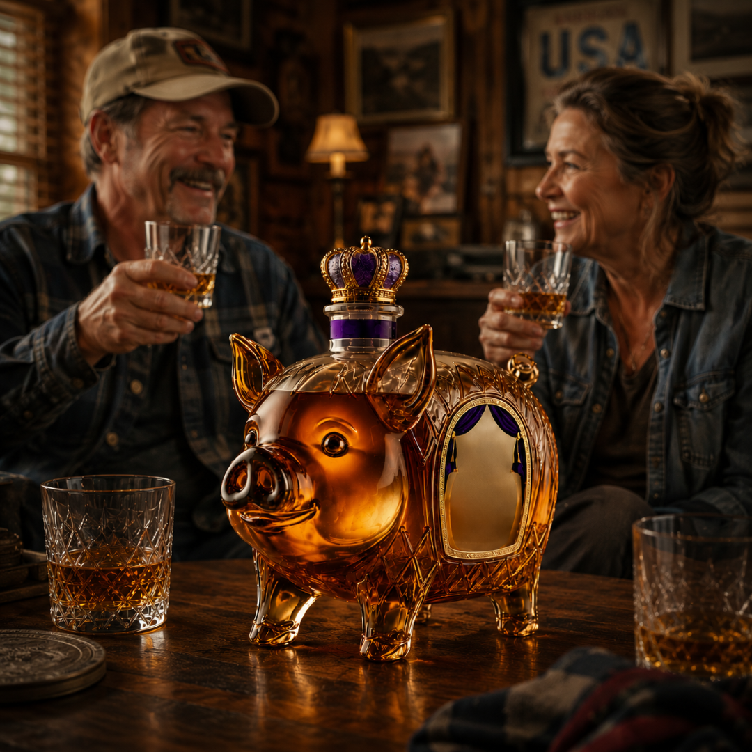 Butelka Whisky - Edycja Świni