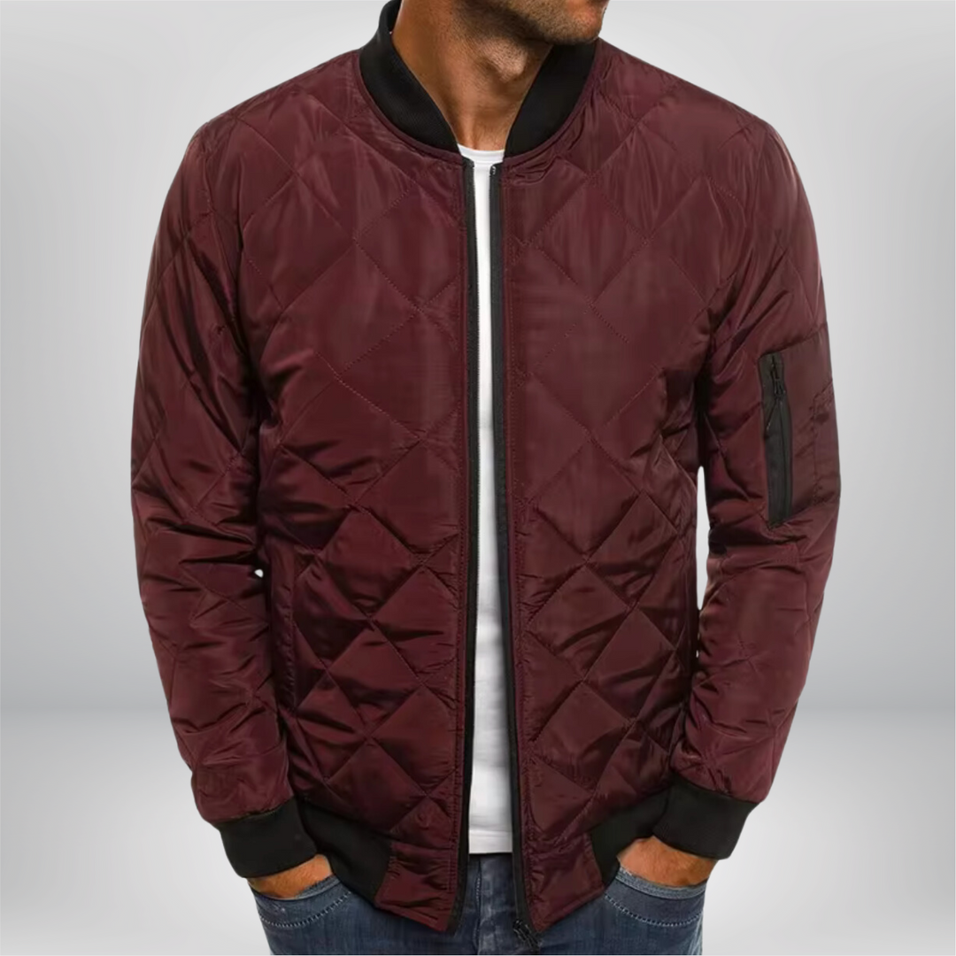 William™ - Premium Kurtka Bomber Pikowana