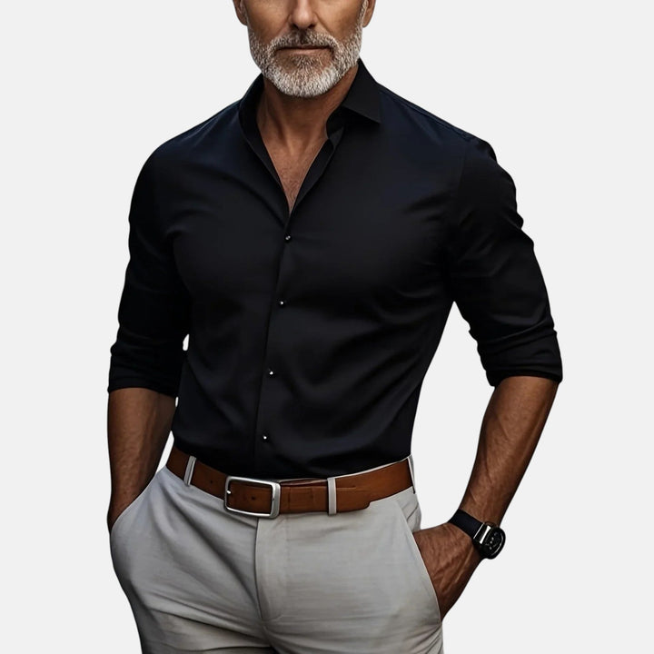 Sommerfeld | Męska koszula biznesowa Slim Fit z materiału niegniotącego