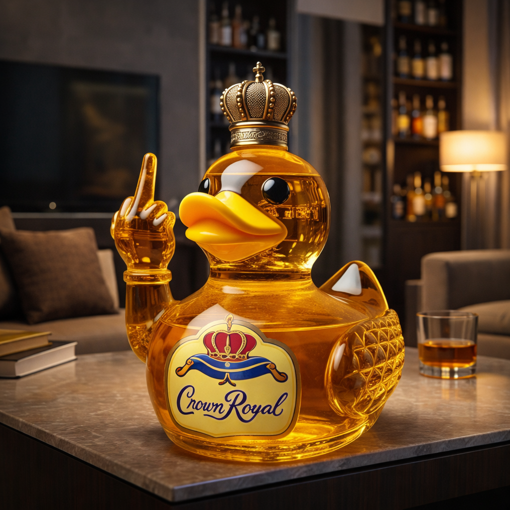 Butelka Whisky - Edycja Rebel Duck