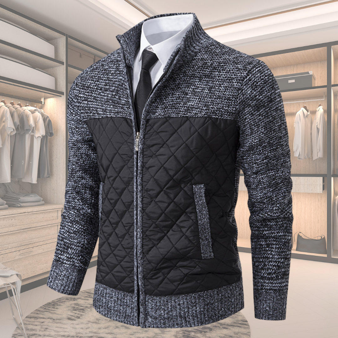 Leandro™ – Elegancka wełniana kurtka męska