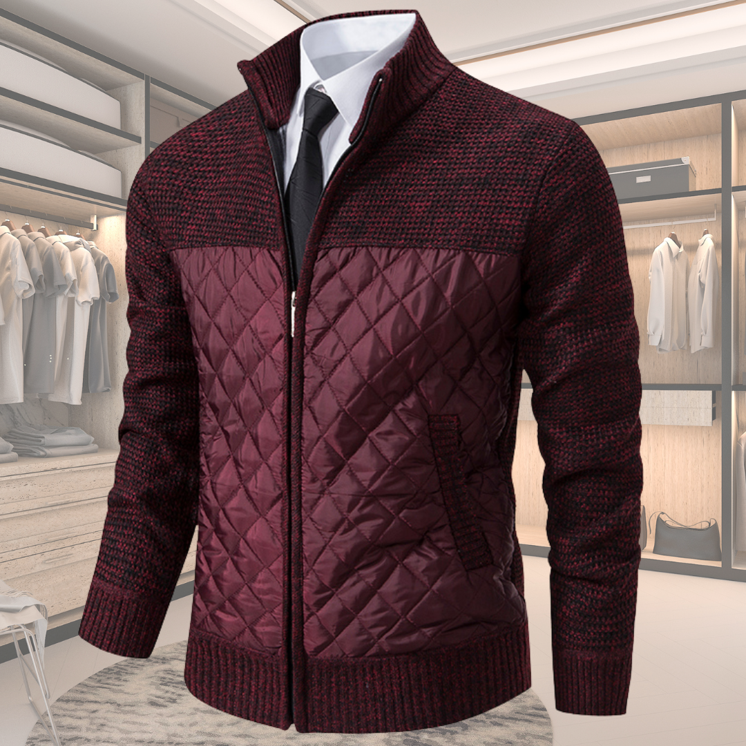 Leandro™ – Elegancka wełniana kurtka męska