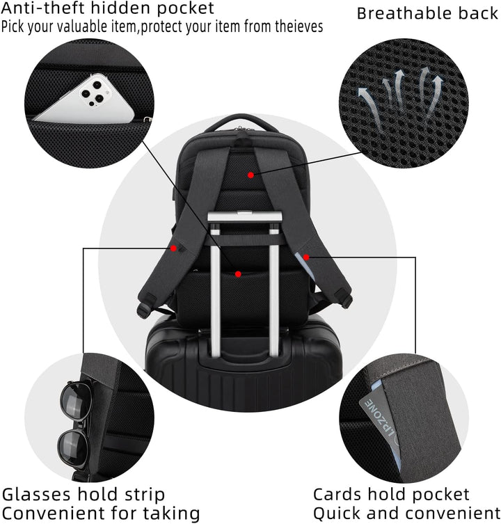 Podróżny antykradzieżowy na laptopa z portem USB smart
