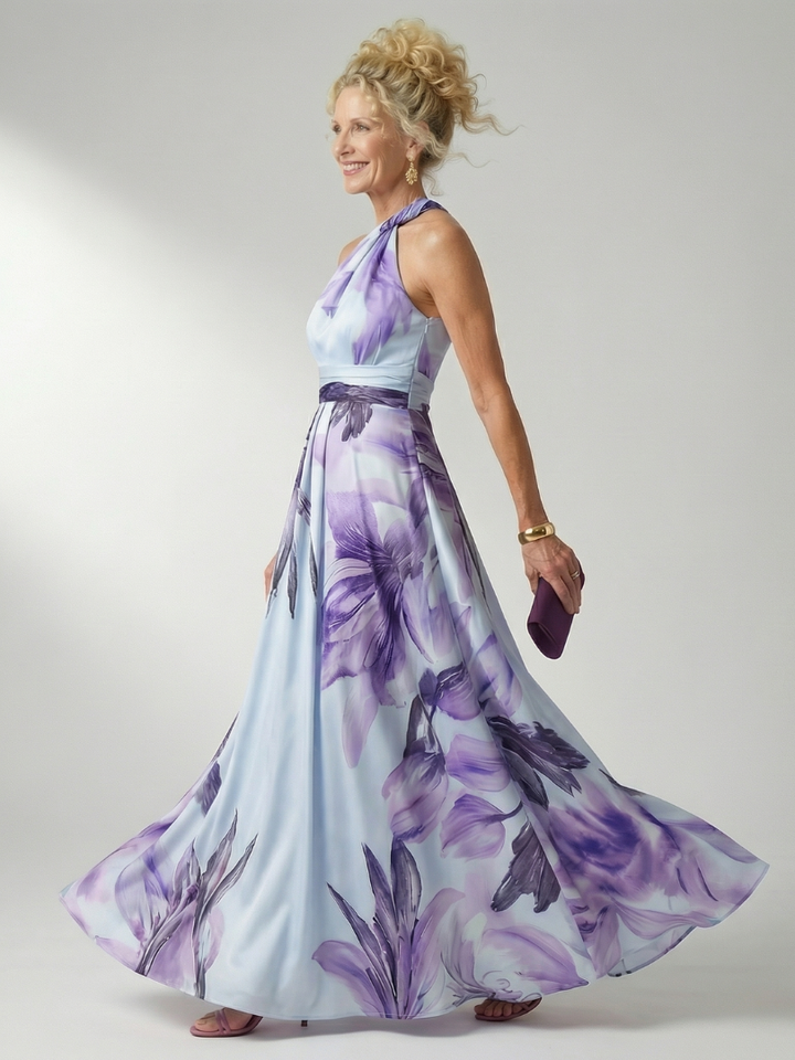 Emilia | Sukienka Maxi Kwiatowa