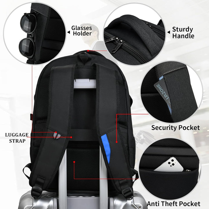Podróżny antykradzieżowy na laptopa z portem USB smart