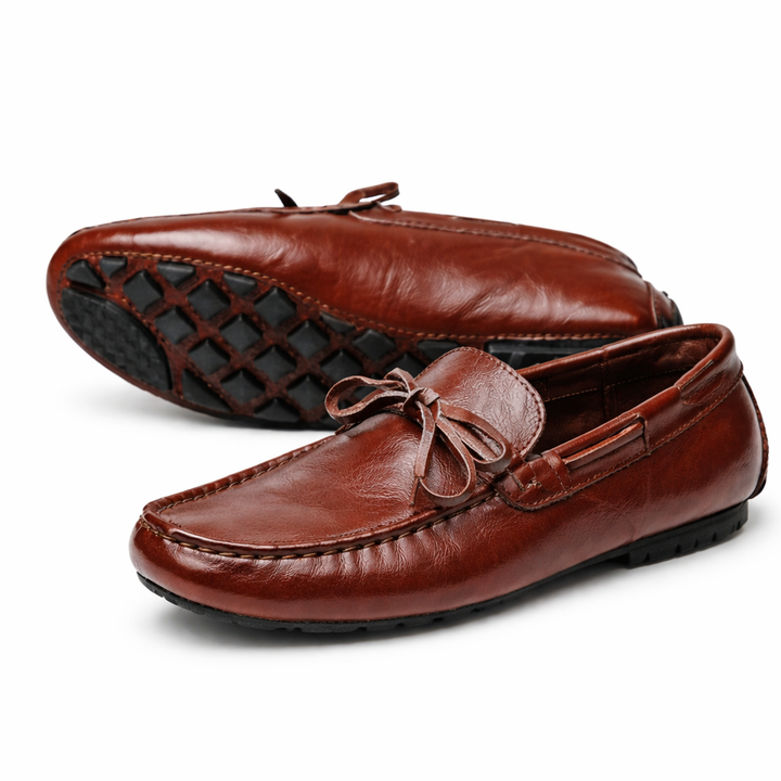 Skórzane loafersy dla mężczyzn