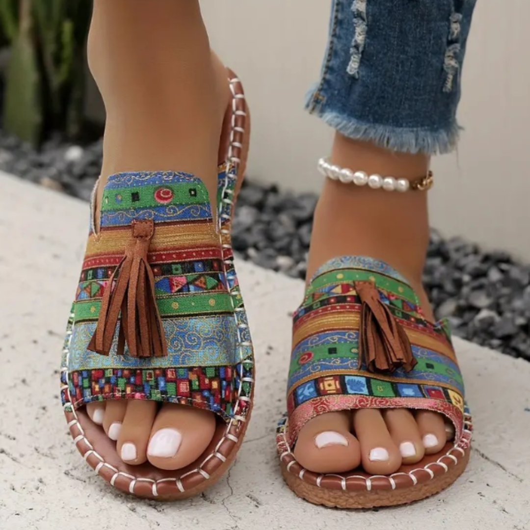 Kaliora – Boho sandały z ortopedycznym wsparciem