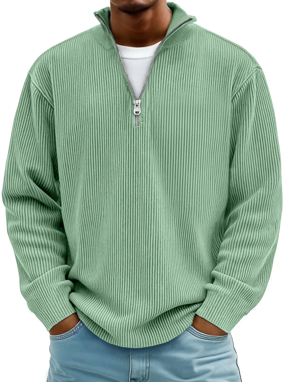 Daryon – Stylowy sweter z zamkiem