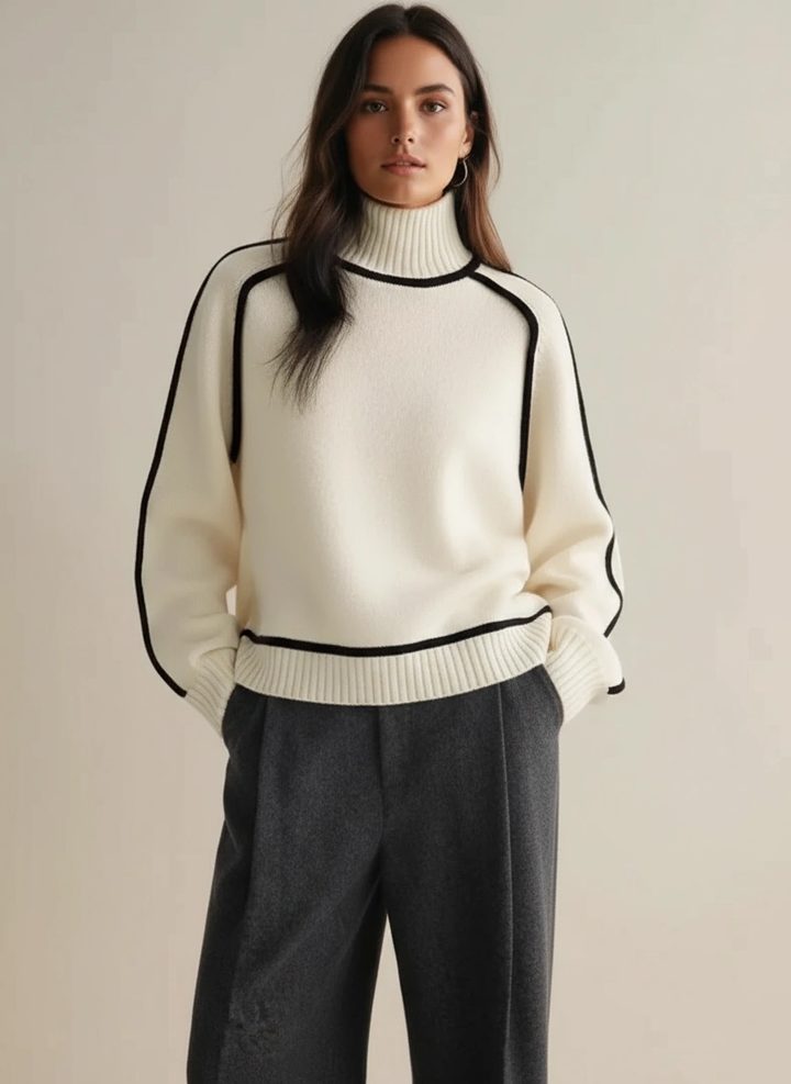 Zofia™ | Sweter z Golfem Essential