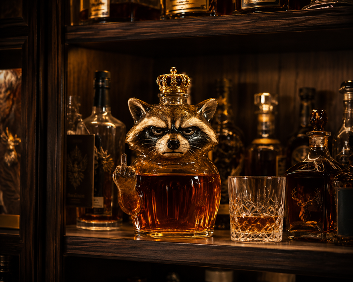 Butelka Whisky — Edycja Raccoon Rebel