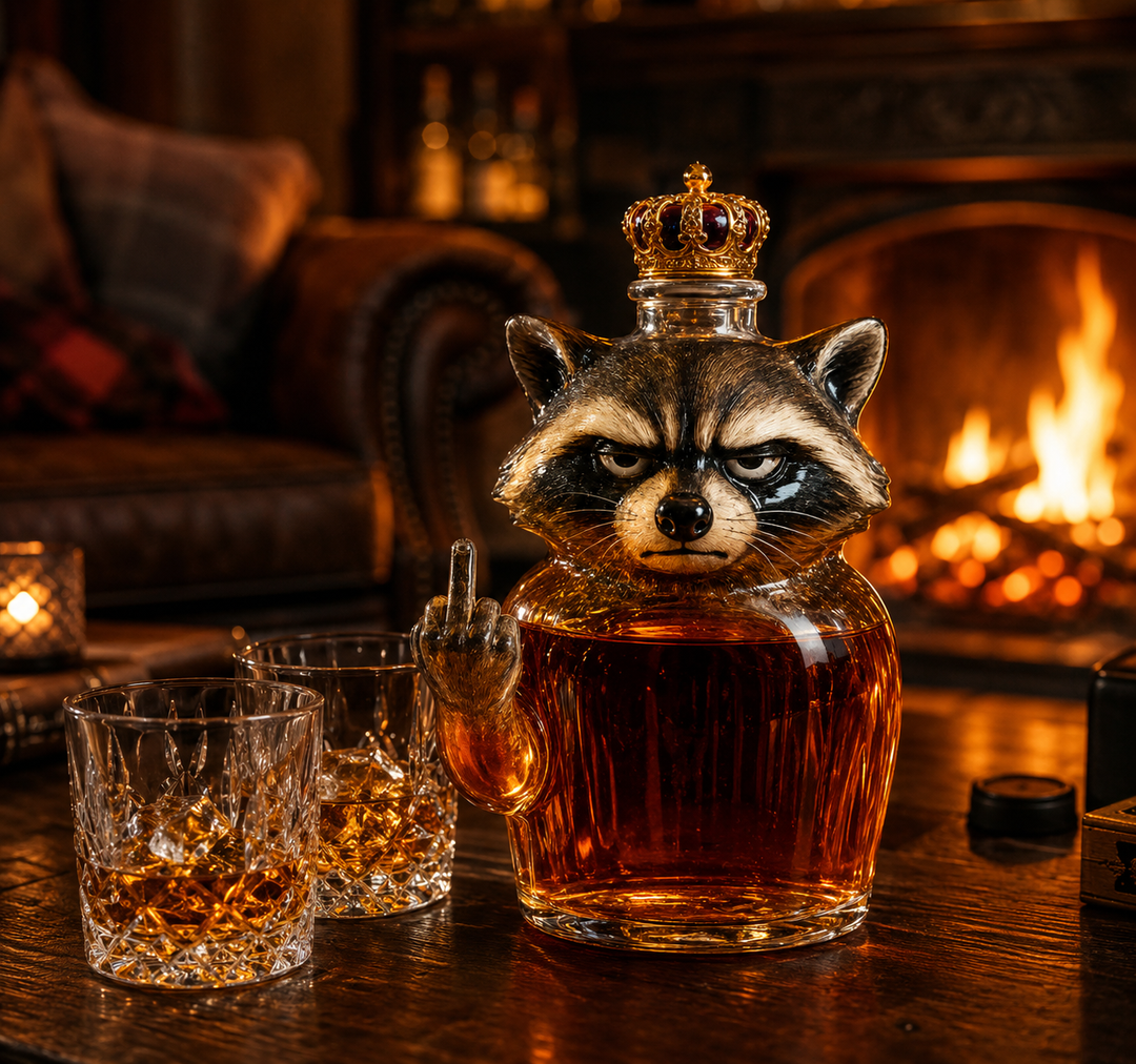 Butelka Whisky — Edycja Raccoon Rebel