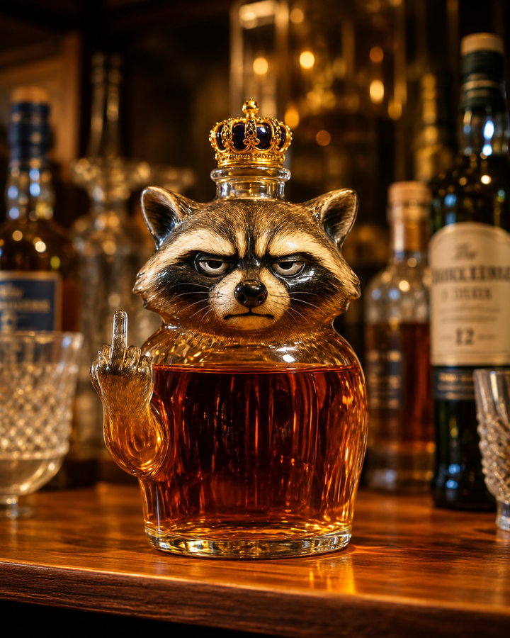Butelka Whisky — Edycja Raccoon Rebel
