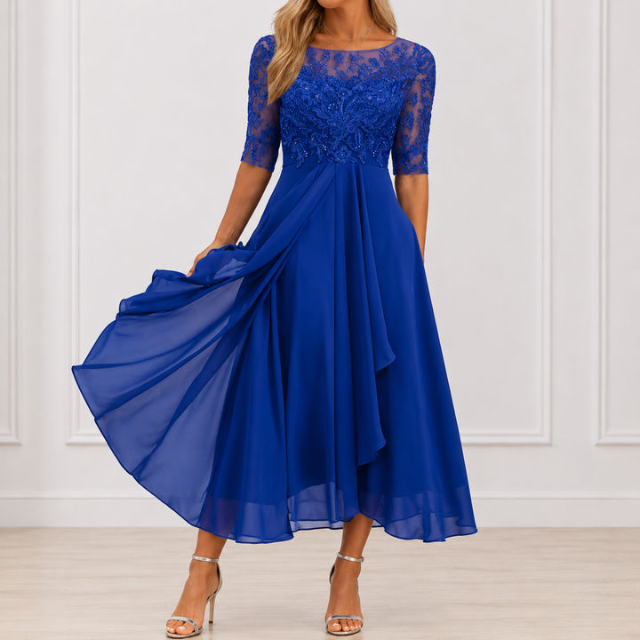 Daria | Elegancka Kwiecista Sukienka