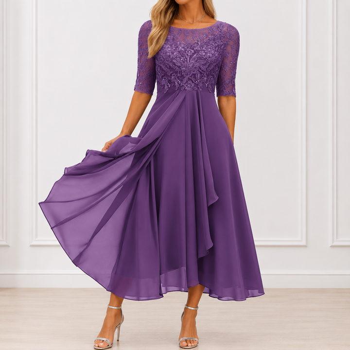 Daria | Elegancka Kwiecista Sukienka