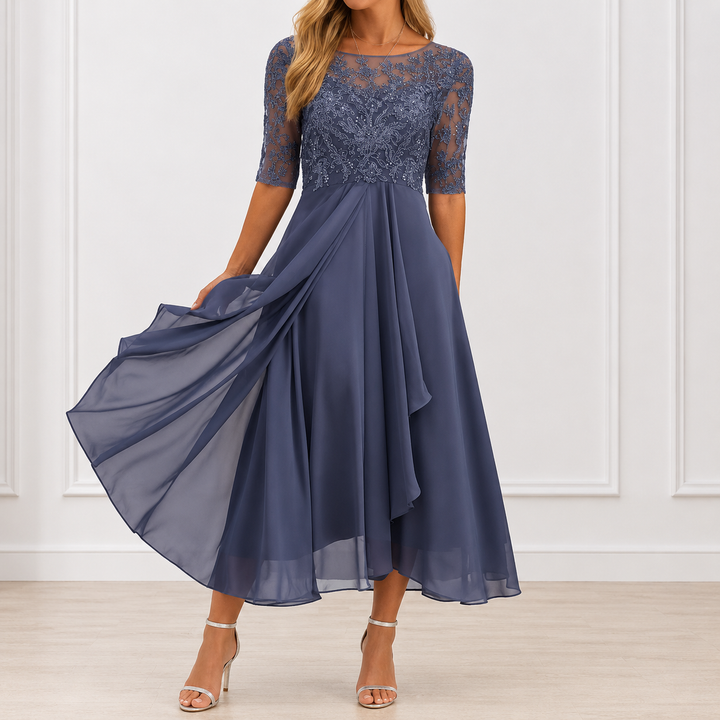 Daria | Elegancka Kwiecista Sukienka