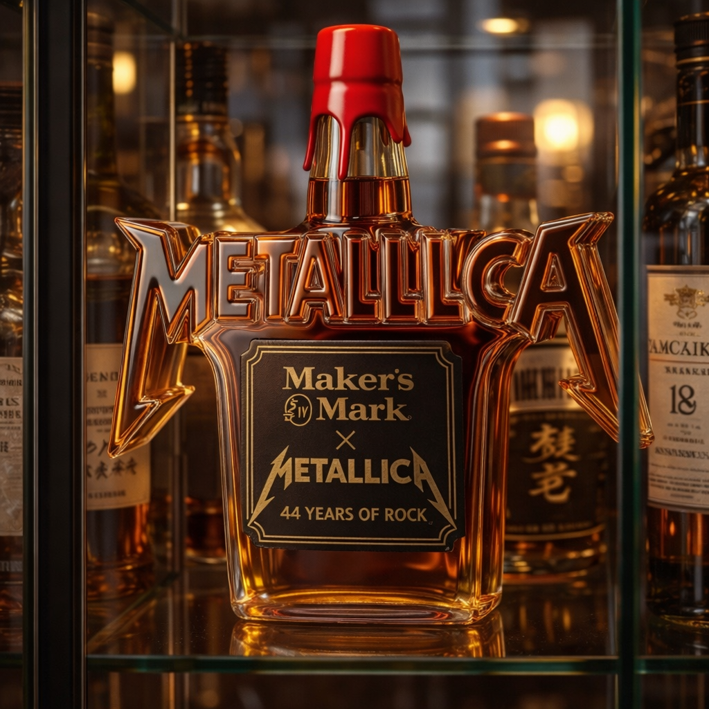 Butelka Whisky - Metallica Rock Edition
