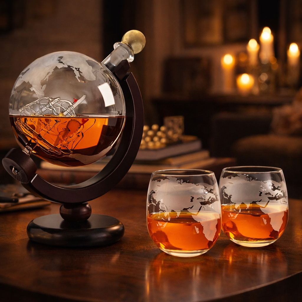 Butelka Whisky - Edycja Mapa Świata