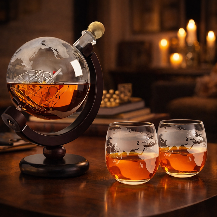 Butelka Whisky - Edycja Mapa Świata