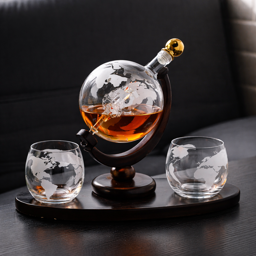 Butelka Whisky - Edycja Mapa Świata