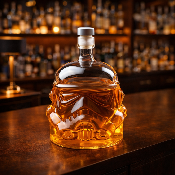 Butelka Whisky - Zestaw Butelka i Szklanka