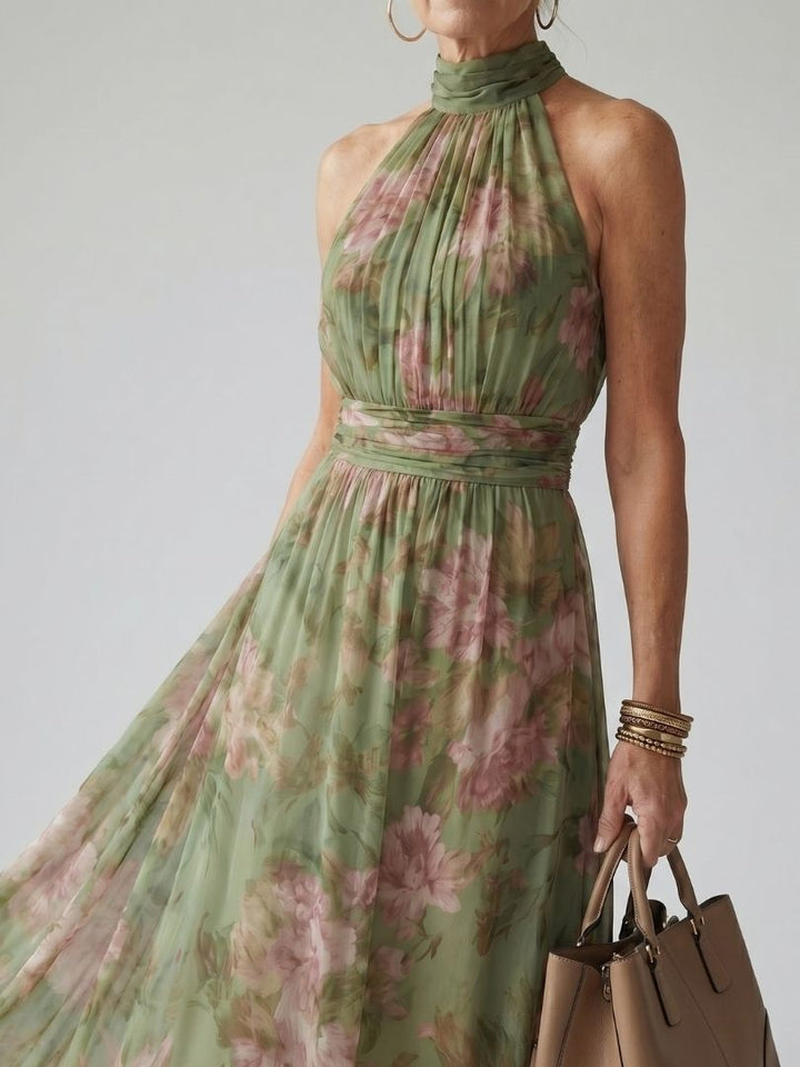 Mirelle | Sukienka Midi Halter
