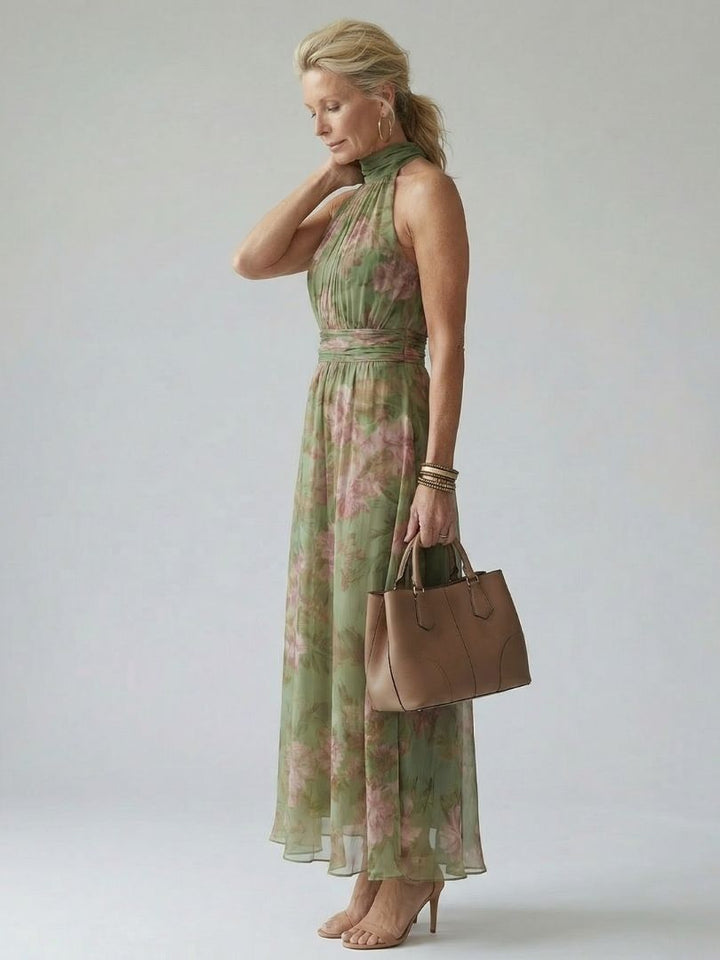 Mirelle | Sukienka Midi Halter