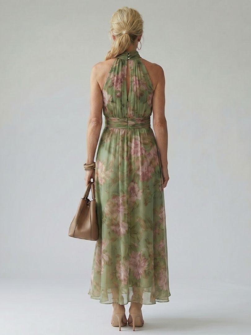 Mirelle | Sukienka Midi Halter