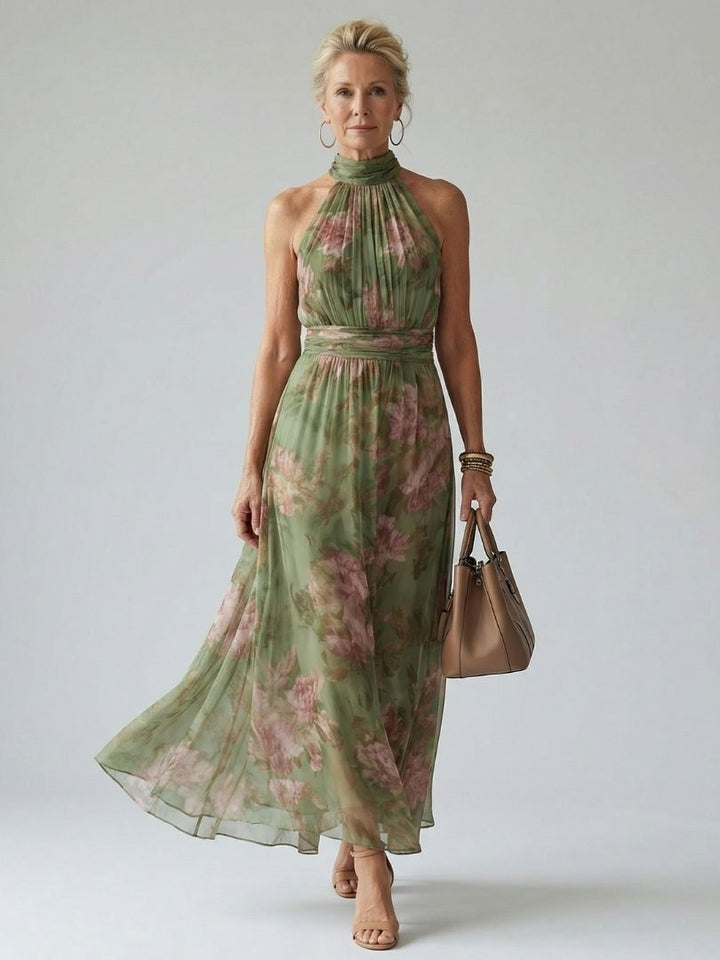 Mirelle | Sukienka Midi Halter