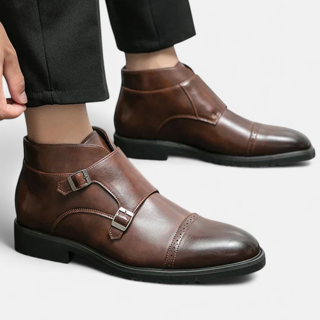 Patrizio™ | Męskie botki Monk Strap z premium Ecopelle