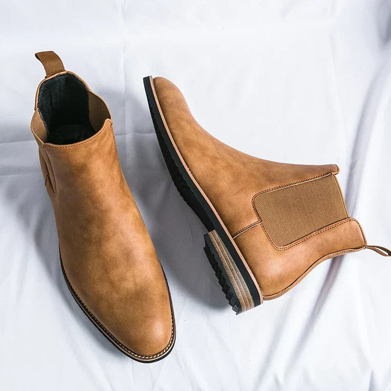 Sommerfeld™ | Skórzane botki Chelsea