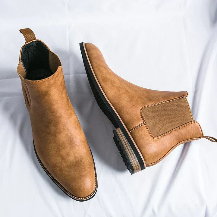 Sommerfeld™ | Skórzane botki Chelsea
