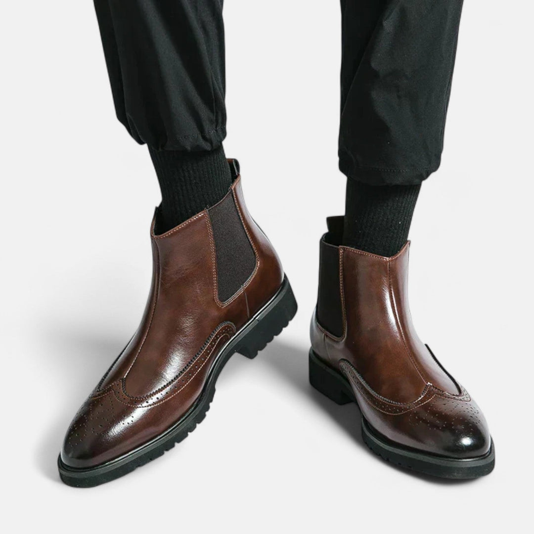 Marzio™ | Eleganckie botki Chelsea dla mężczyzn z sztucznej skóry