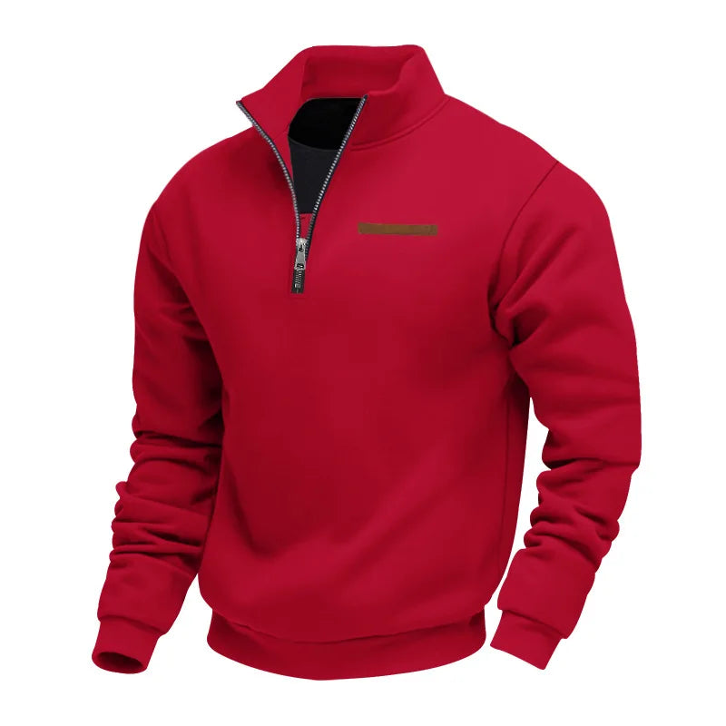 Rafael – Bluza Premium Half-Zip z miękkiego polaru