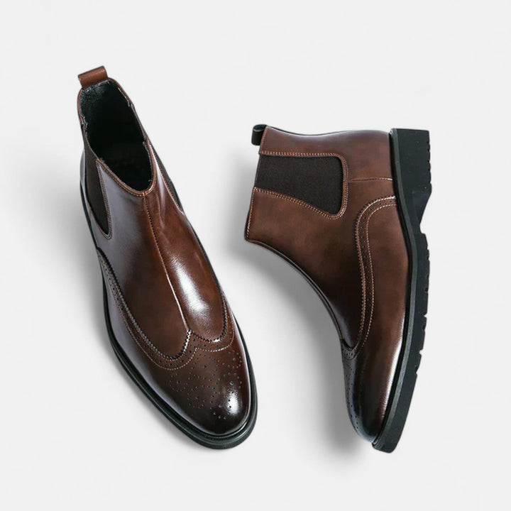 Marzio™ | Eleganckie botki Chelsea dla mężczyzn z sztucznej skóry