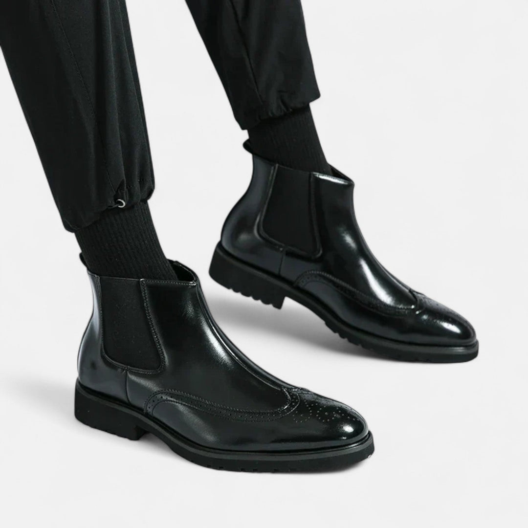 Marzio™ | Eleganckie botki Chelsea dla mężczyzn z sztucznej skóry