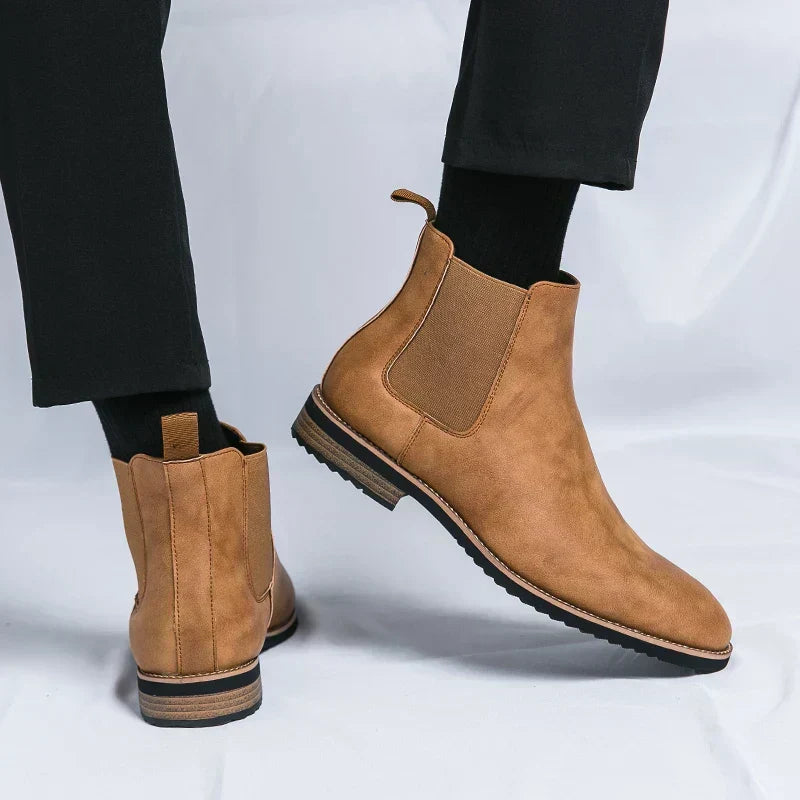 Sommerfeld™ | Skórzane botki Chelsea