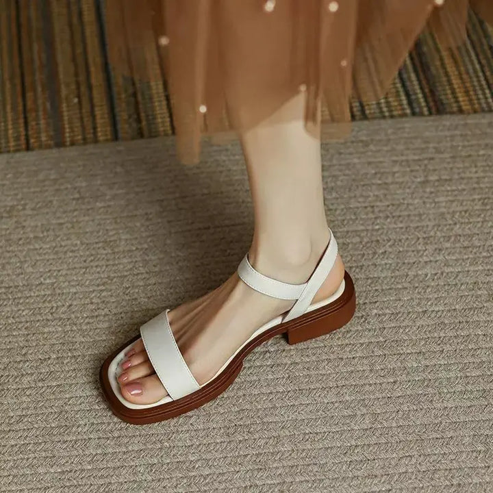 Melaria – Eleganckie sandały ze skórzaną wkładką