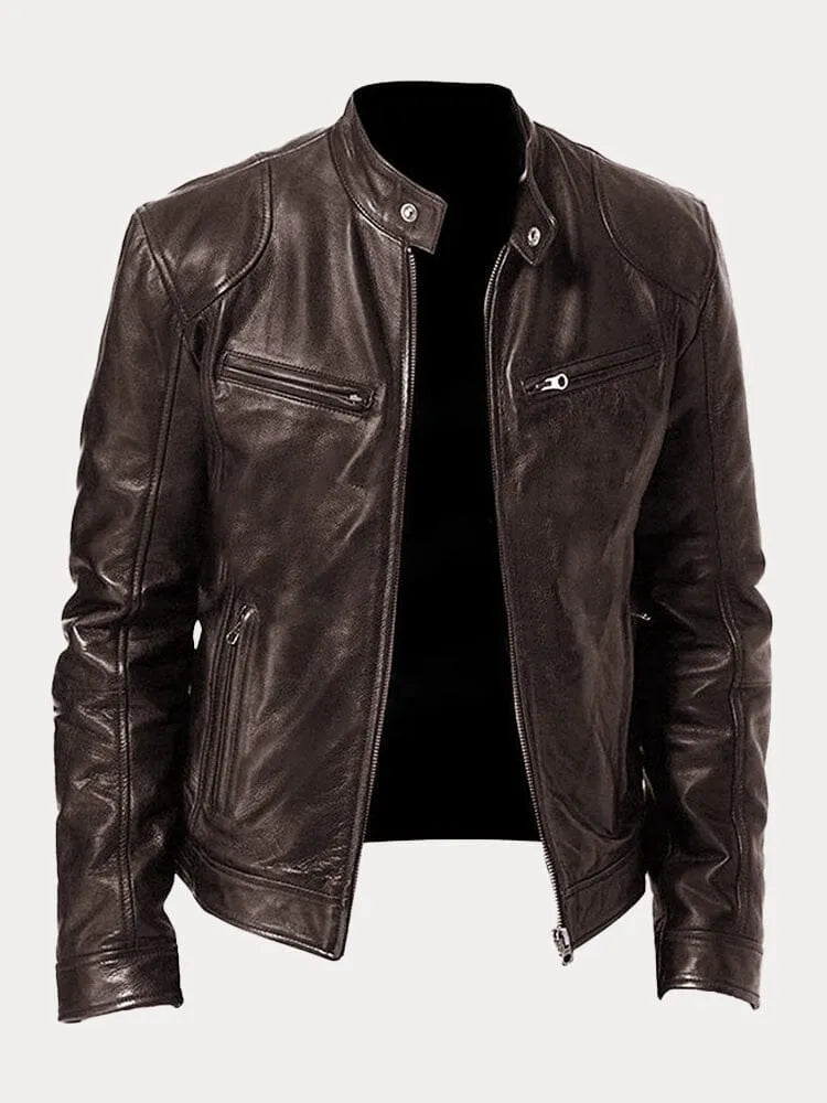 Gaspard™ - Casual Skórzana Kurtka