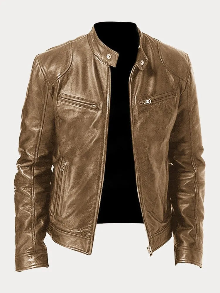 Gaspard™ - Casual Skórzana Kurtka