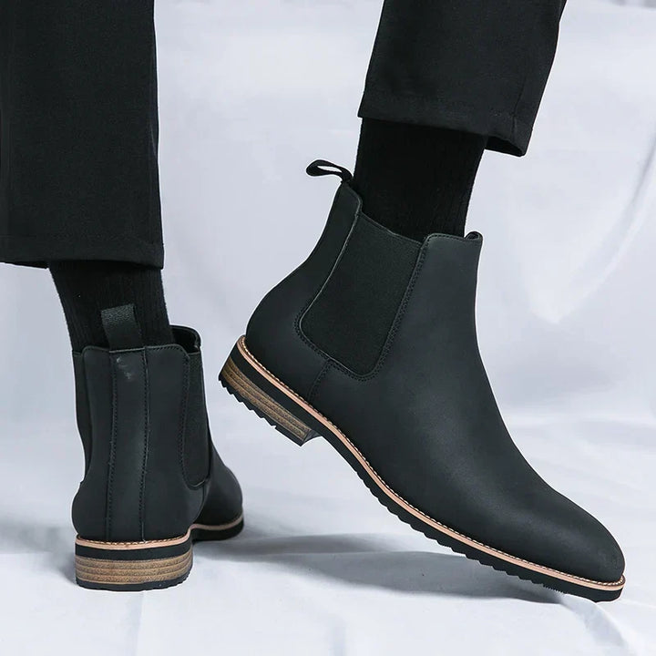 Sommerfeld™ | Skórzane botki Chelsea